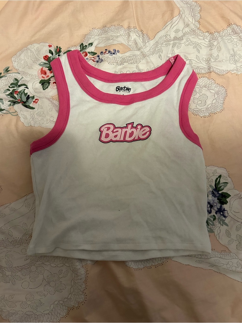 Pacsun x Barbie Cropped Tank Top
